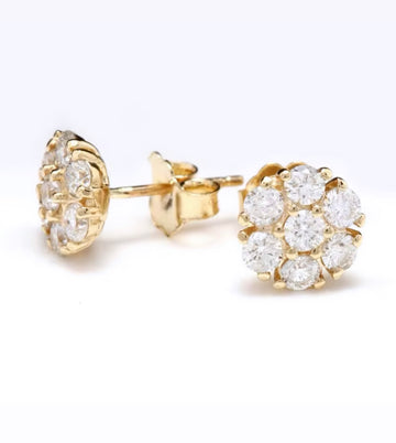 Ziria Diamond Stud Earrings