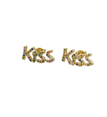 Kiss Stud Earrings